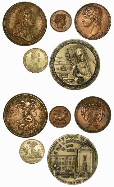 AREA ITALIANA. Lotto di cinque medaglie.  - Asta Numismatica | Rinascimento - Associazione Nazionale - Case d'Asta italiane