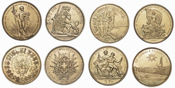 SVIZZERA. Lotto di quattro monete.  - Asta Numismatica | Rinascimento - Associazione Nazionale - Case d'Asta italiane