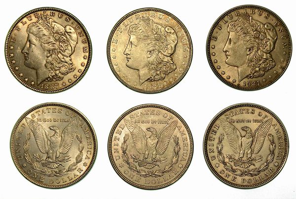 USA. Lotto di tre esemplari.  - Asta Numismatica | Rinascimento - Associazione Nazionale - Case d'Asta italiane