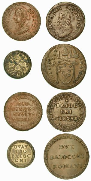 Lotto di quattro monete.  - Asta Numismatica | Rinascimento - Associazione Nazionale - Case d'Asta italiane