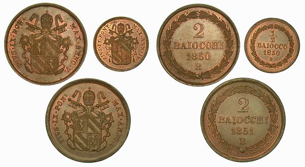 Lotto di tre monete.  - Asta Numismatica | Rinascimento - Associazione Nazionale - Case d'Asta italiane