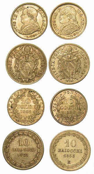 Lotto di quattro monete.  - Asta Numismatica | Rinascimento - Associazione Nazionale - Case d'Asta italiane