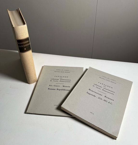Lotto di tre libri.  - Asta Numismatica | Rinascimento - Associazione Nazionale - Case d'Asta italiane