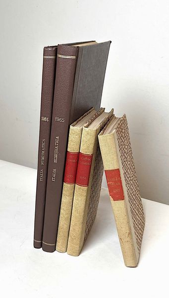 Lotto di cinque libri.  - Asta Numismatica | Rinascimento - Associazione Nazionale - Case d'Asta italiane