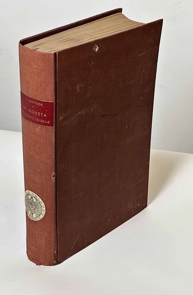MARTINORI E. La moneta: Vocabolario generale.  - Asta Numismatica | Rinascimento - Associazione Nazionale - Case d'Asta italiane