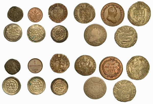 MILANO. Lotto di undici monete.  - Asta Numismatica | Rinascimento - Associazione Nazionale - Case d'Asta italiane