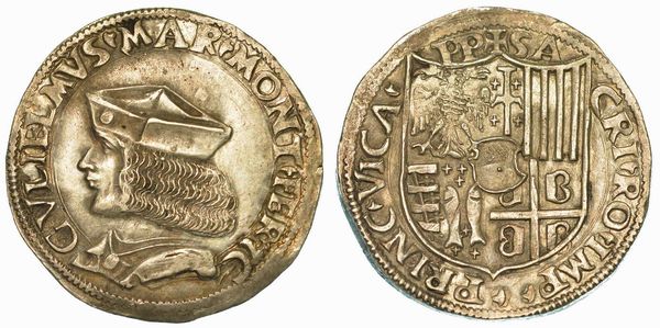 CASALE. GUGLIELMO II PALEOLOGO, 1494-1518. Testone.  - Asta Numismatica | Rinascimento - Associazione Nazionale - Case d'Asta italiane