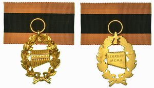 LEONE XIII (GIOACCHINO PECCI), 1878-1903. Medaglia in bronzo dorato 1902.  - Asta Numismatica | Rinascimento - Associazione Nazionale - Case d'Asta italiane