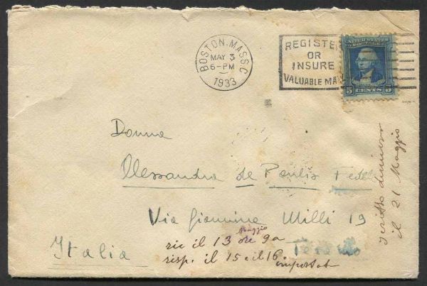 1933, Regno d�Italia, Crociera Aerea del Decennale  - Asta Storia Postale e Filatelia - Associazione Nazionale - Case d'Asta italiane