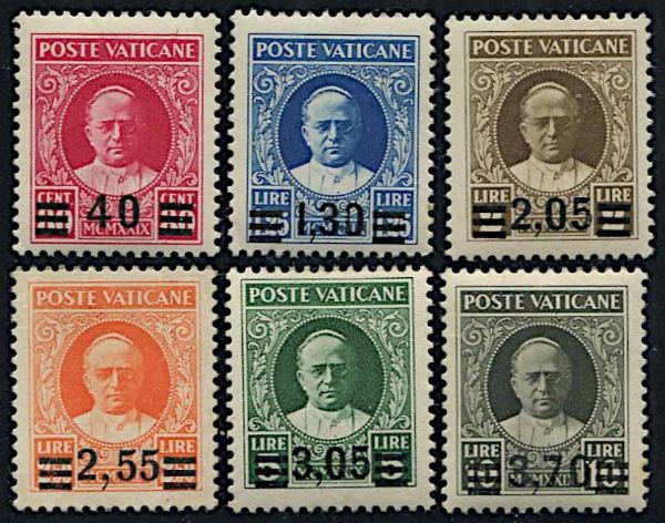 1934, Citt del Vaticano, Provvisoria  - Asta Storia Postale e Filatelia - Associazione Nazionale - Case d'Asta italiane