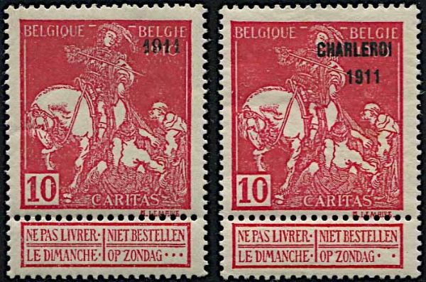 1911, Belgio, Esposizione darte belga  - Asta Storia Postale e Filatelia - Associazione Nazionale - Case d'Asta italiane