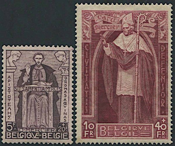 1932, Belgio, Cardinal Mercier  - Asta Storia Postale e Filatelia - Associazione Nazionale - Case d'Asta italiane