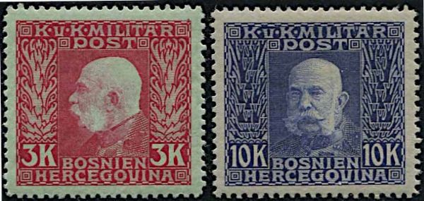 1912, Bosnia-Erzegovina, posta militare  - Asta Storia Postale e Filatelia - Associazione Nazionale - Case d'Asta italiane