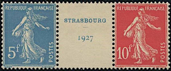1927, Francia, Expo di Strasburgo  - Asta Storia Postale e Filatelia - Associazione Nazionale - Case d'Asta italiane
