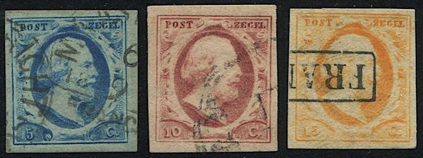 1852, Olanda, Guglielmo III  - Asta Storia Postale e Filatelia - Associazione Nazionale - Case d'Asta italiane