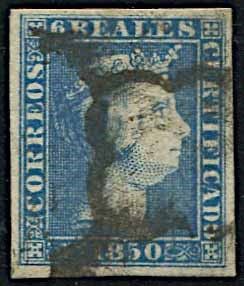 1850, Spagna, Isabella II  - Asta Storia Postale e Filatelia - Associazione Nazionale - Case d'Asta italiane