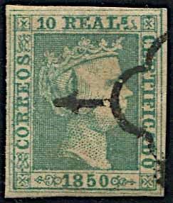 1850, Spagna, Isabella II  - Asta Storia Postale e Filatelia - Associazione Nazionale - Case d'Asta italiane