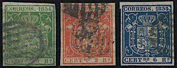 1854, Spagna, Stemma  - Asta Storia Postale e Filatelia - Associazione Nazionale - Case d'Asta italiane