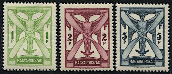 1933, Ungheria, Posta Aerea, soggetti vari  - Asta Storia Postale e Filatelia - Associazione Nazionale - Case d'Asta italiane