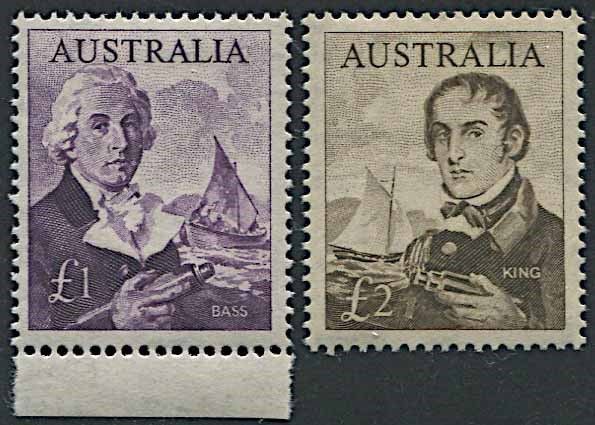 1963/65, Australia, Admirals, set of eight  - Asta Storia Postale e Filatelia - Associazione Nazionale - Case d'Asta italiane