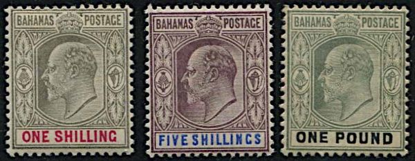 1902/07, Bahamas, King Edward VII  - Asta Storia Postale e Filatelia - Associazione Nazionale - Case d'Asta italiane