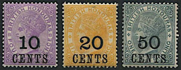 1888/91, British Honduras  - Asta Storia Postale e Filatelia - Associazione Nazionale - Case d'Asta italiane