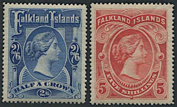 1898, Falkland Islands, Queen Victoria  - Asta Storia Postale e Filatelia - Associazione Nazionale - Case d'Asta italiane