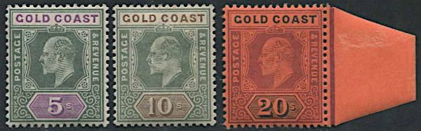 1902, Goald Coast, Edward VII  - Asta Storia Postale e Filatelia - Associazione Nazionale - Case d'Asta italiane
