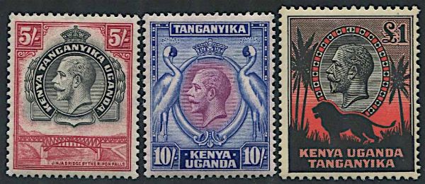 1935/37, Kenya, Uganda and Tanganyka  - Asta Storia Postale e Filatelia - Associazione Nazionale - Case d'Asta italiane