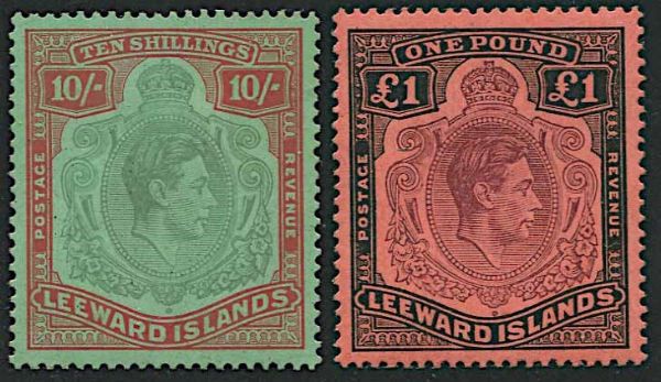 1938, Leeward Islands, George VI  - Asta Storia Postale e Filatelia - Associazione Nazionale - Case d'Asta italiane