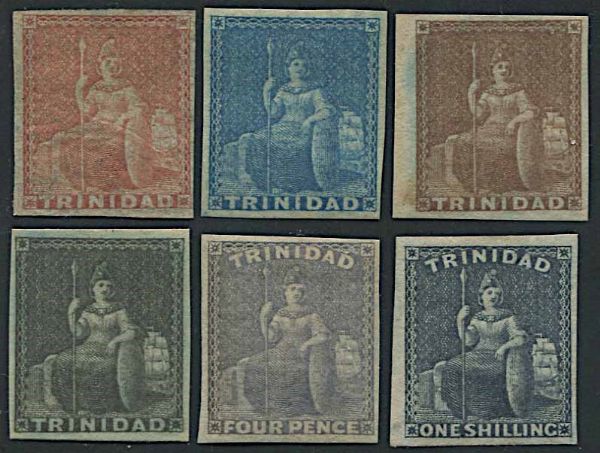 1851/1859, Trinidad, Britannia  - Asta Storia Postale e Filatelia - Associazione Nazionale - Case d'Asta italiane