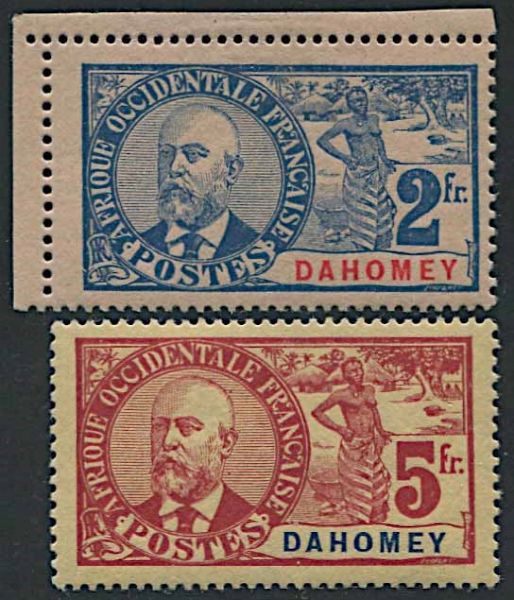 1906/07, Dahomey, set of fifteen  - Asta Storia Postale e Filatelia - Associazione Nazionale - Case d'Asta italiane