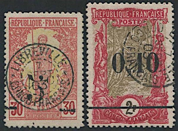 1900, French Congo  - Asta Storia Postale e Filatelia - Associazione Nazionale - Case d'Asta italiane