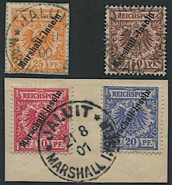 1897/1900, Marshall Islands, German Occupation  - Asta Storia Postale e Filatelia - Associazione Nazionale - Case d'Asta italiane
