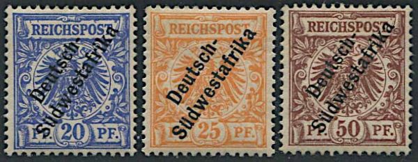 1898, German South West Africa  - Asta Storia Postale e Filatelia - Associazione Nazionale - Case d'Asta italiane