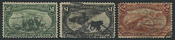 1898, United States, Trans Mississippi Exposition issue  - Asta Storia Postale e Filatelia - Associazione Nazionale - Case d'Asta italiane