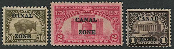 1824/26, Panama, Canal Zone, United States  - Asta Storia Postale e Filatelia - Associazione Nazionale - Case d'Asta italiane