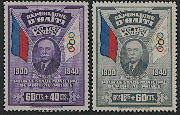 1939, Haiti, posta aerea, a favore della costruzione di una strada a Port-au-Prince  - Asta Storia Postale e Filatelia - Associazione Nazionale - Case d'Asta italiane