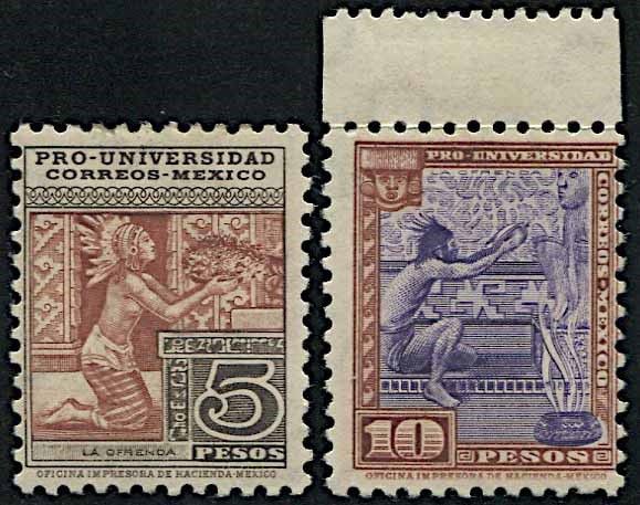 1934, Messico, �Pro Universit��  - Asta Storia Postale e Filatelia - Associazione Nazionale - Case d'Asta italiane