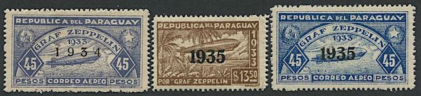 1931/35, Paraguay, Air Post  - Asta Storia Postale e Filatelia - Associazione Nazionale - Case d'Asta italiane
