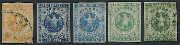 1863/64, Venezuela, Aigle issue  - Asta Storia Postale e Filatelia - Associazione Nazionale - Case d'Asta italiane