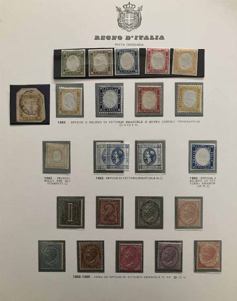 1861/1944, Regno dItalia, collezione quasi completa, nuova  - Asta Storia Postale e Filatelia - Associazione Nazionale - Case d'Asta italiane