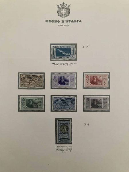 1861/1944, Regno dItalia, collezione quasi completa, nuova  - Asta Storia Postale e Filatelia - Associazione Nazionale - Case d'Asta italiane