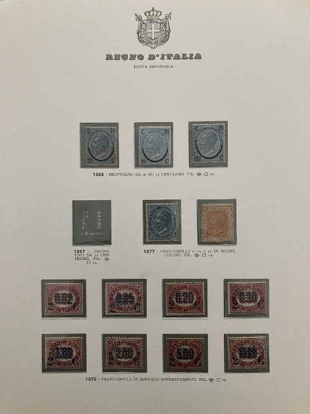 1861/1944, Regno dItalia, collezione quasi completa, nuova  - Asta Storia Postale e Filatelia - Associazione Nazionale - Case d'Asta italiane