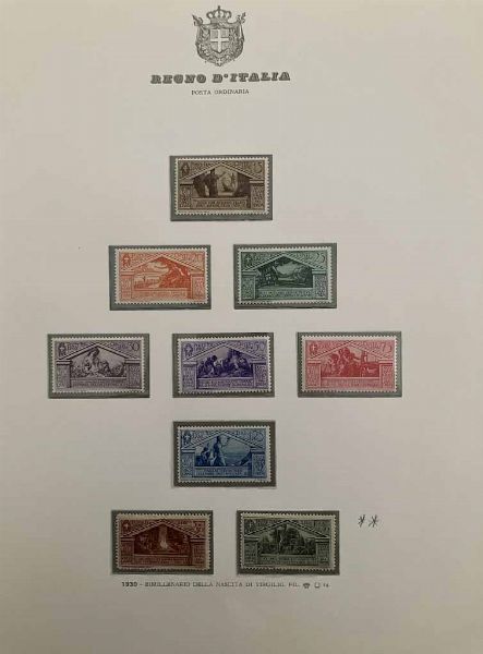 1861/1944, Regno dItalia, collezione quasi completa, nuova  - Asta Storia Postale e Filatelia - Associazione Nazionale - Case d'Asta italiane
