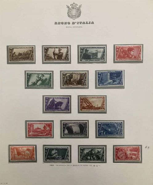1861/1944, Regno dItalia, collezione quasi completa, nuova  - Asta Storia Postale e Filatelia - Associazione Nazionale - Case d'Asta italiane
