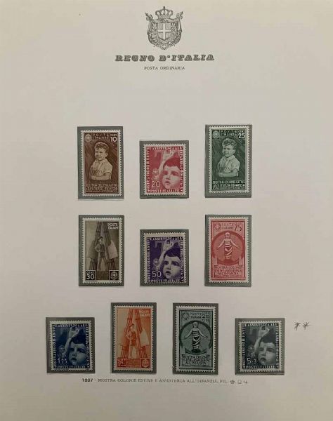 1861/1944, Regno dItalia, collezione quasi completa, nuova  - Asta Storia Postale e Filatelia - Associazione Nazionale - Case d'Asta italiane
