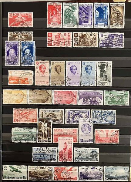 1861/1944, Regno dItalia, collezione usata  - Asta Storia Postale e Filatelia - Associazione Nazionale - Case d'Asta italiane
