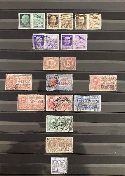 1861/1944, Regno dItalia, collezione usata  - Asta Storia Postale e Filatelia - Associazione Nazionale - Case d'Asta italiane
