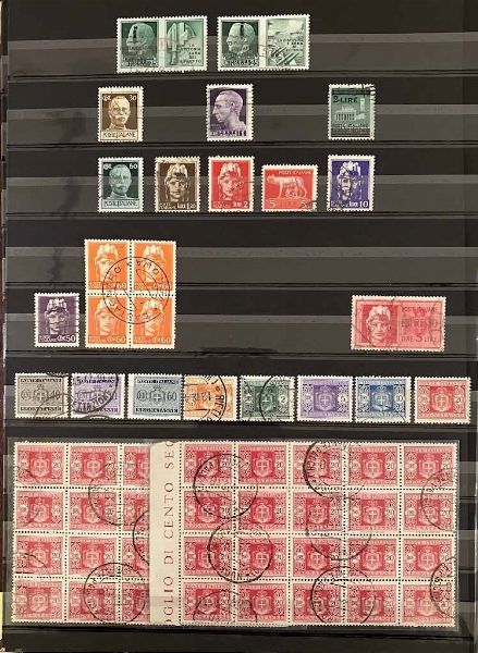 1861/1944, Regno dItalia, collezione usata  - Asta Storia Postale e Filatelia - Associazione Nazionale - Case d'Asta italiane